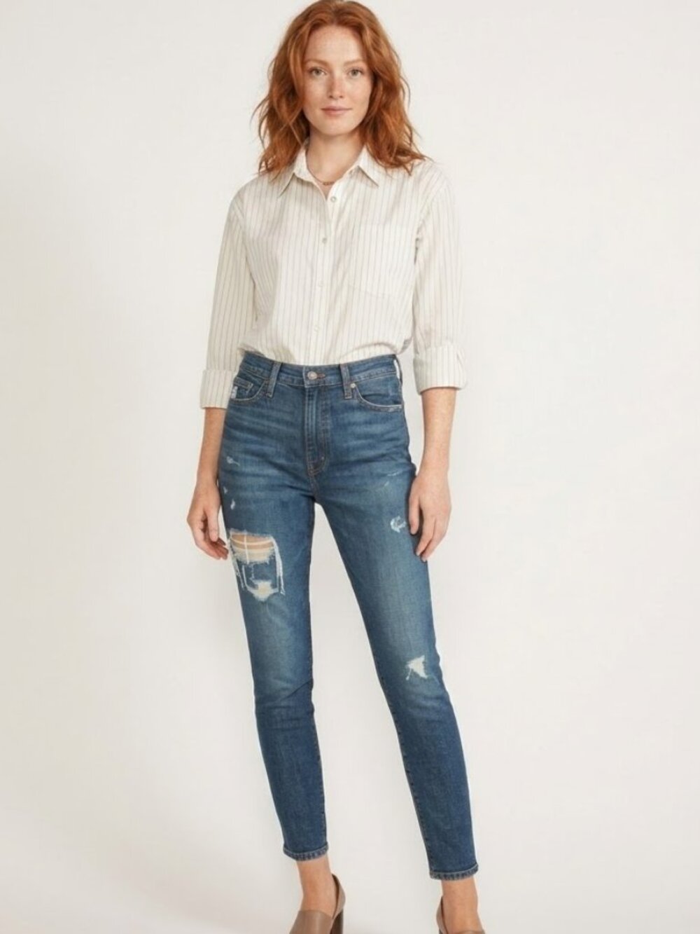 Ética Giselle Mid Rise Skinny Jeans Etica